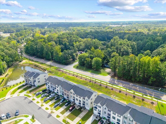 6620 Pathfinder Way, Raleigh, NC 27616 - bird's eye view of a large body of water and a heavily wooded area