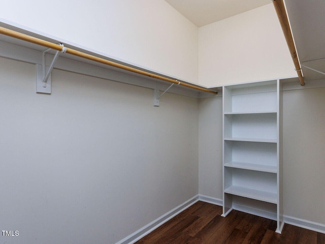 1103 Mallory Ln, Durham, NC 27713 - walk in closet featuring dark wood-type flooring