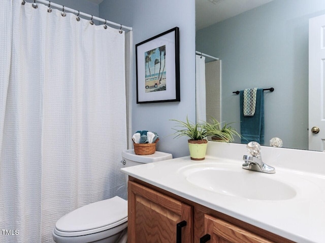 1103 Mallory Ln, Durham, NC 27713 - bathroom featuring vanity and a shower with curtain