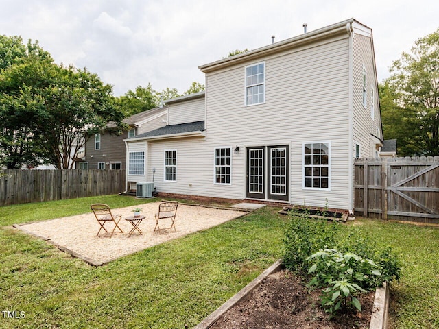 1103 Mallory Ln, Durham, NC 27713 - rear view of house featuring a patio and a fenced backyard