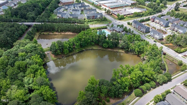 979 Branch Line Ln, Apex, NC 27502 - aerial view of property and surrounding area with a large body of water