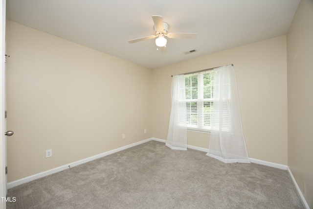 617 Woodson Dr, Clayton, NC 27527 - spare room featuring carpet flooring and a ceiling fan
