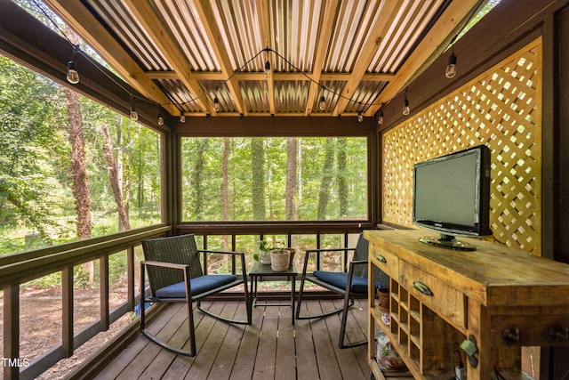 7286 Shellburne Dr, Raleigh, NC 27612 - view of wooden deck