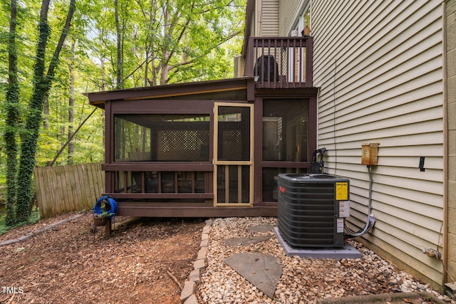 7286 Shellburne Dr, Raleigh, NC 27612 - exterior space featuring a central air condition unit