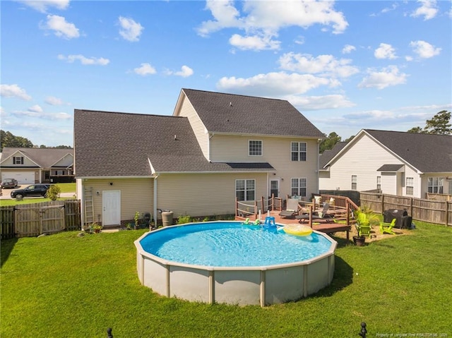 195 Hogart St, Raeford, NC 28376 - view of swimming pool featuring a fenced backyard