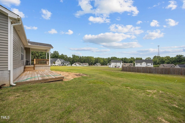 19 Linda Lou Ln Unit 19, Angier, NC 27501 - view of yard featuring a residential view and a deck