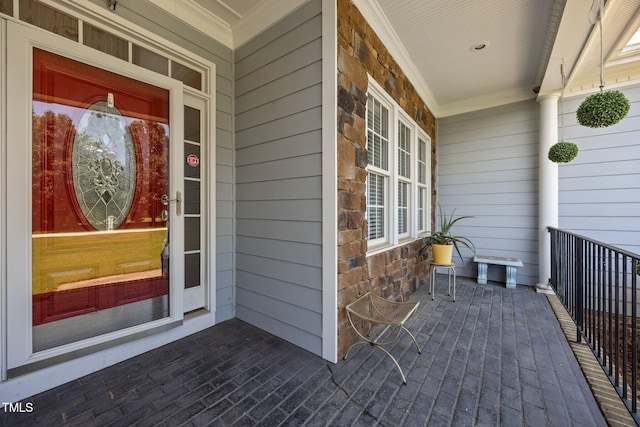 6965 Ogburn Farms Dr, Willow Springs, NC 27592 - property entrance with stone siding and a porch