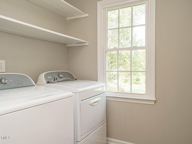 505 Commander Dr, Wendell, NC 27591 - laundry area with plenty of natural light and washer and clothes dryer