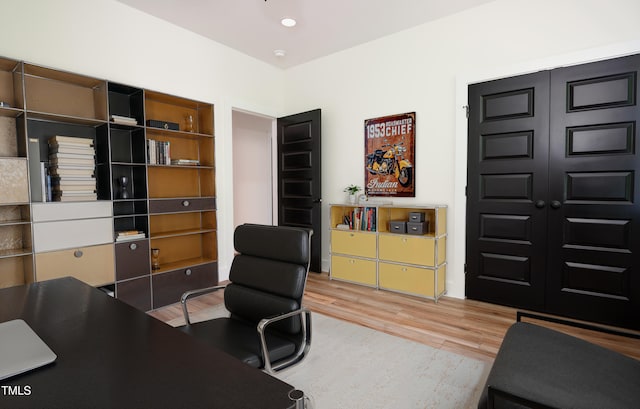205 Gentry St, Roxboro, NC 27573 - home office with wood finished floors