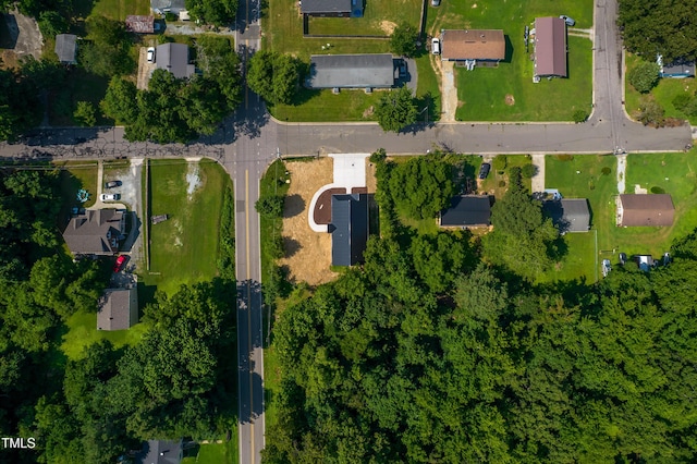 205 Gentry St, Roxboro, NC 27573 - aerial view of property and surrounding area