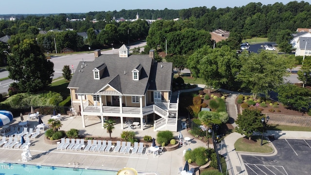 205 Bog Hill Ln, Cary, NC 27519 - aerial view of property and surrounding area