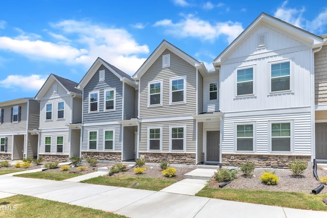 4949 Microcline Trl, Raleigh, NC 27610 - multi unit property with stone siding and board and batten siding