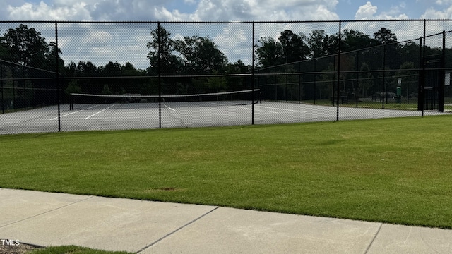4949 Microcline Trl, Raleigh, NC 27610 - view of tennis court