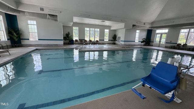 4949 Microcline Trl, Raleigh, NC 27610 - view of indoor community pool