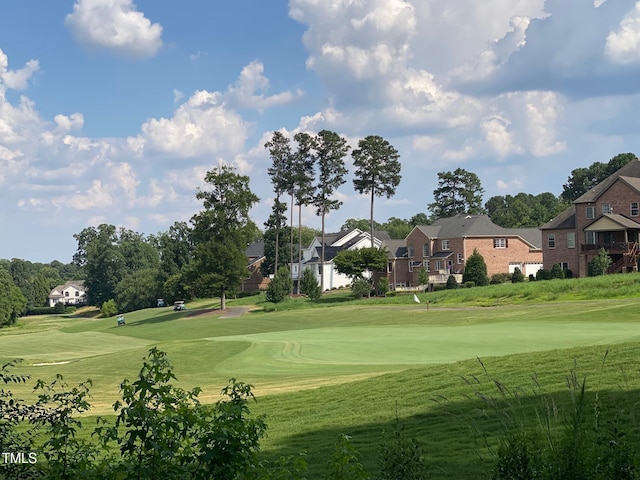 10108 Sporting Club Dr, Raleigh, NC 27617 - surrounding community with a yard, view of golf course, and a residential view