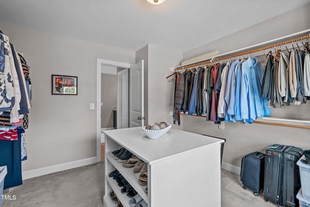 2716 Lake Waccamaw Trl, Apex, NC 27502 - walk in closet with light colored carpet