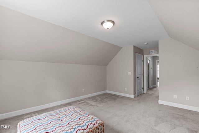 2716 Lake Waccamaw Trl, Apex, NC 27502 - additional living space featuring light carpet and lofted ceiling