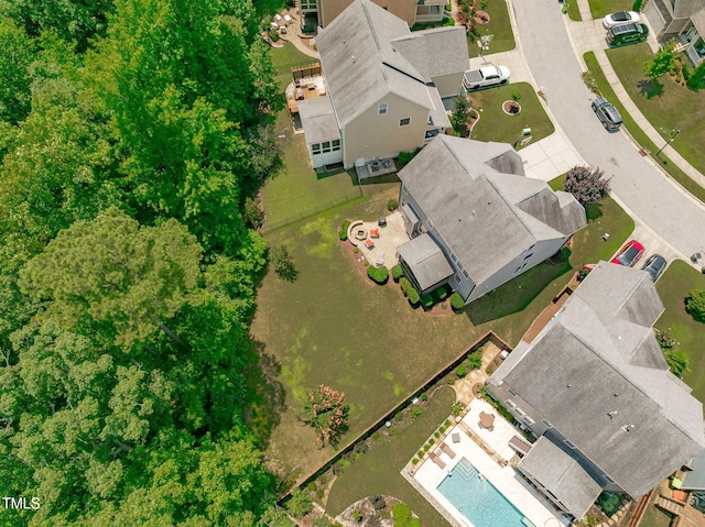 2716 Lake Waccamaw Trl, Apex, NC 27502 - aerial perspective of suburban area