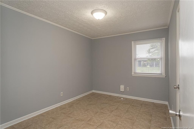 2408 Crabtree Ct, Fayetteville, NC 28304 - unfurnished room featuring a textured ceiling and ornamental molding
