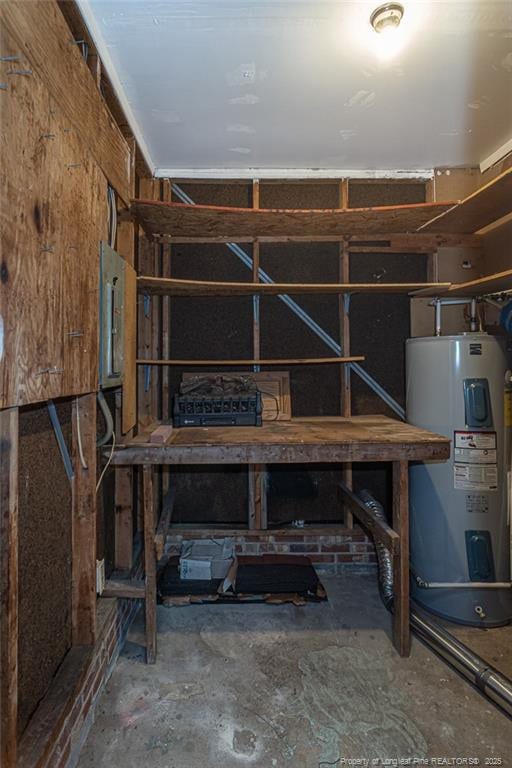 2408 Crabtree Ct, Fayetteville, NC 28304 - below grade area with water heater