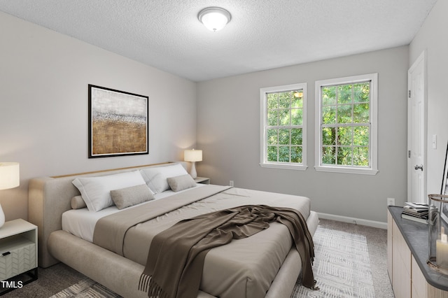4242 Kaplan Dr, Raleigh, NC 27606 - bedroom featuring light carpet and a textured ceiling