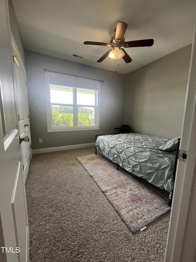 820 Christian Light Rd, Fuquay Varina, NC 27526 - bedroom with carpet flooring, ceiling fan, and a closet