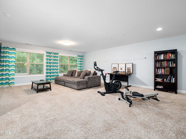 218 Inwood Forest Dr, Raleigh, NC 27603 - living room featuring carpet floors and recessed lighting