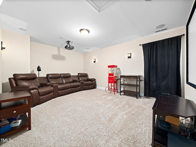 218 Inwood Forest Dr, Raleigh, NC 27603 - carpeted cinema with baseboards