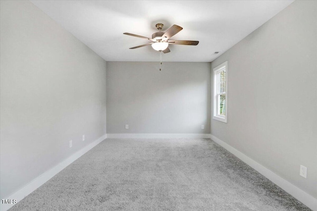 315 Byrd St, Clinton, NC 28328 - carpeted empty room with a ceiling fan and baseboards