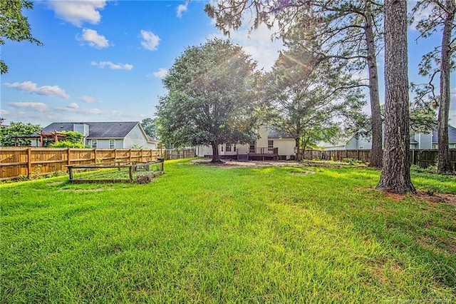 337 Buckeye Dr, Raeford, NC 28376 - view of fenced backyard