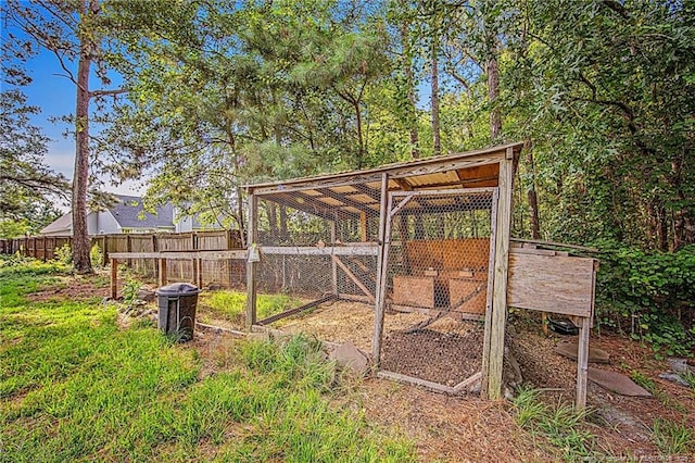 337 Buckeye Dr, Raeford, NC 28376 - view of yard featuring exterior structure and an outbuilding