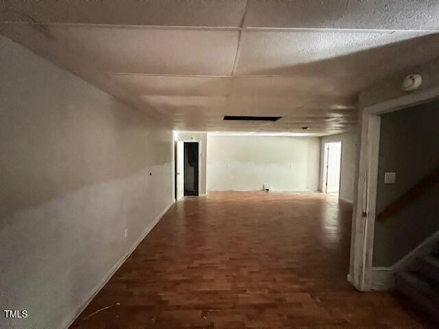 162 Black Horse Ln, Kittrell, NC 27544 - hallway with wood finished floors