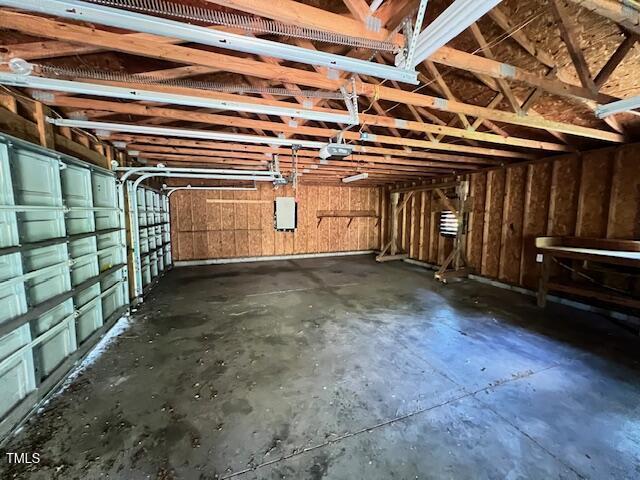 162 Black Horse Ln, Kittrell, NC 27544 - garage with electric panel