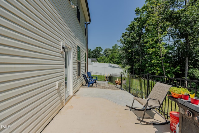 2586 Lacey Holt Rd, Graham, NC 27253 - view of patio / terrace featuring view of scattered trees