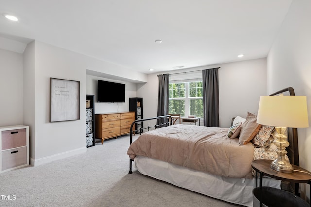 2013 Latham Oaks Ave, Wake Forest, NC 27587 - carpeted bedroom with recessed lighting and baseboards