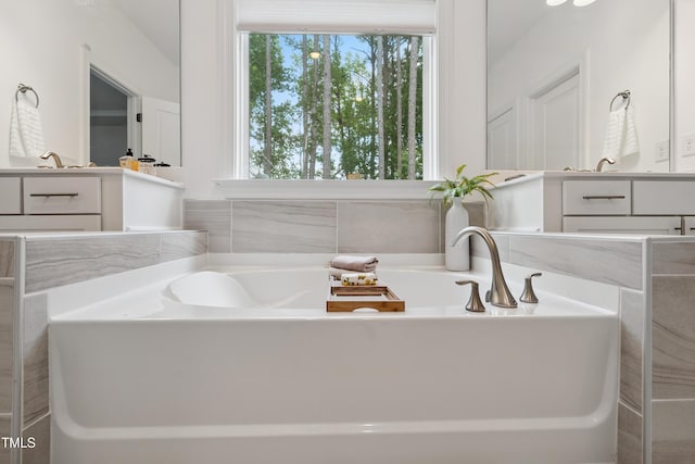 2013 Latham Oaks Ave, Wake Forest, NC 27587 - bathroom featuring a bath and vanity