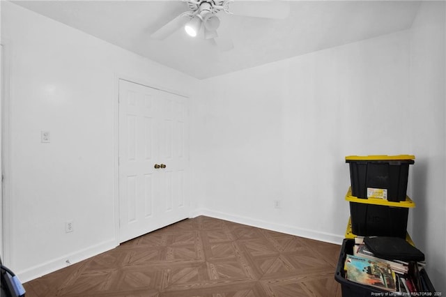 2140 Fargo Dr, Fayetteville, NC 28306 - unfurnished room with a ceiling fan and baseboards