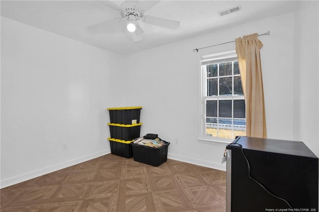 2140 Fargo Dr, Fayetteville, NC 28306 - bedroom featuring baseboards and a ceiling fan