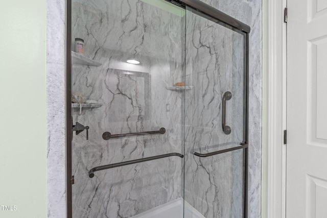 1408 Old Ivey Rd, Apex, NC 27523 - bathroom with a marble finish shower