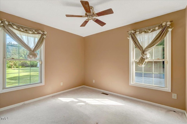 1379 Dr Martin Luther King Jr Blvd, Warrenton, NC 27589 - empty room with carpet floors and a ceiling fan
