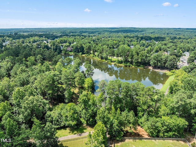 400 Swann Trl, Clayton, NC 27527 - view of property location featuring a heavily wooded area and a large body of water