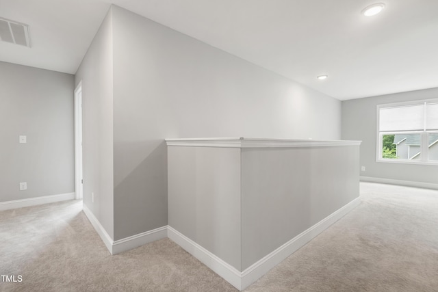 400 Swann Trl, Clayton, NC 27527 - hallway with carpet floors and recessed lighting