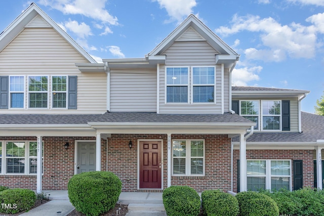 7819 River Field Dr, Raleigh, NC 27616 - view of property with brick siding and a shingled roof