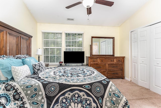 7819 River Field Dr, Raleigh, NC 27616 - carpeted bedroom featuring a closet and a ceiling fan