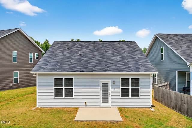 159 Forsyth Pkwy, Clayton, NC 27520 - back of property with a patio area and roof with shingles
