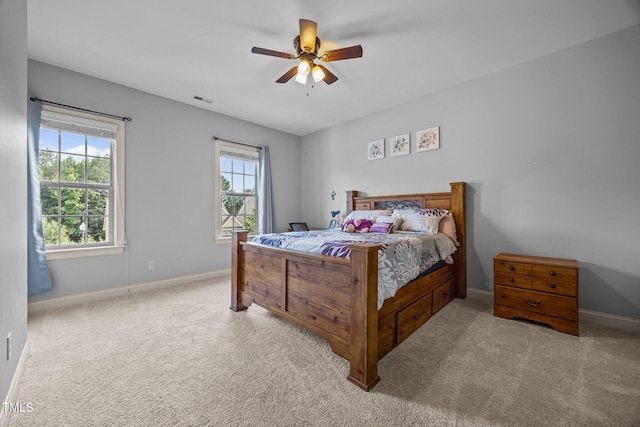 3036 Lawson Walk Way, Rolesville, NC 27571 - bedroom featuring carpet flooring and ceiling fan