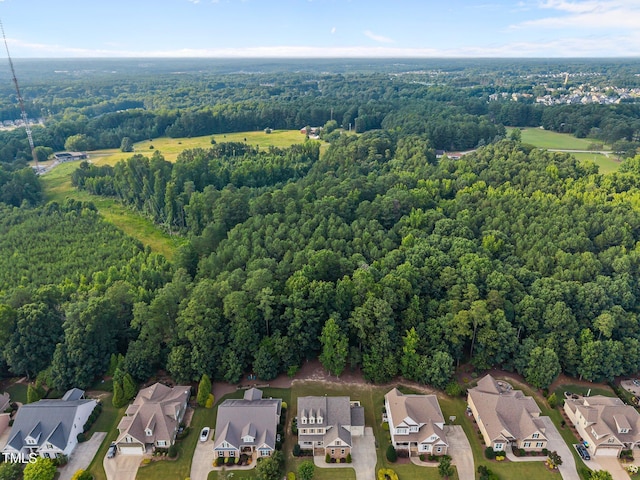 3036 Lawson Walk Way, Rolesville, NC 27571 - aerial view of residential area featuring a heavily wooded area
