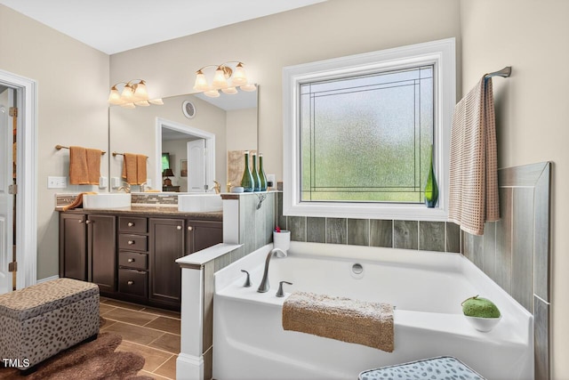 1806 Pattersons Mill Rd, Durham, NC 27703 - full bathroom with vanity and a bath