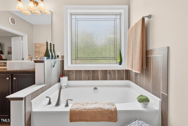 1806 Pattersons Mill Rd, Durham, NC 27703 - bathroom featuring a bath and vanity