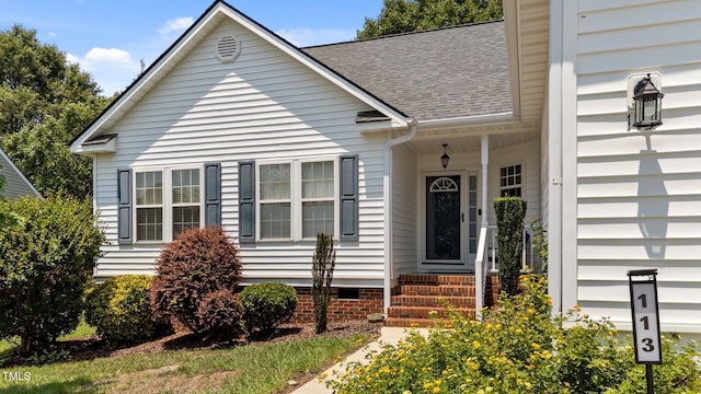 113 Kelly Ln, Clayton, NC 27520 - view of front of home featuring a shingled roof